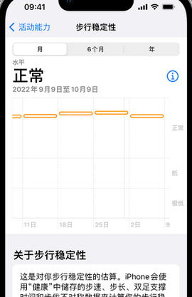 诸城iPhone手机维修如何在iPhone开启'步行稳定性通知'