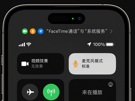 诸城苹果授权维修网点分享iPhone在通话时让你的声音更清晰 