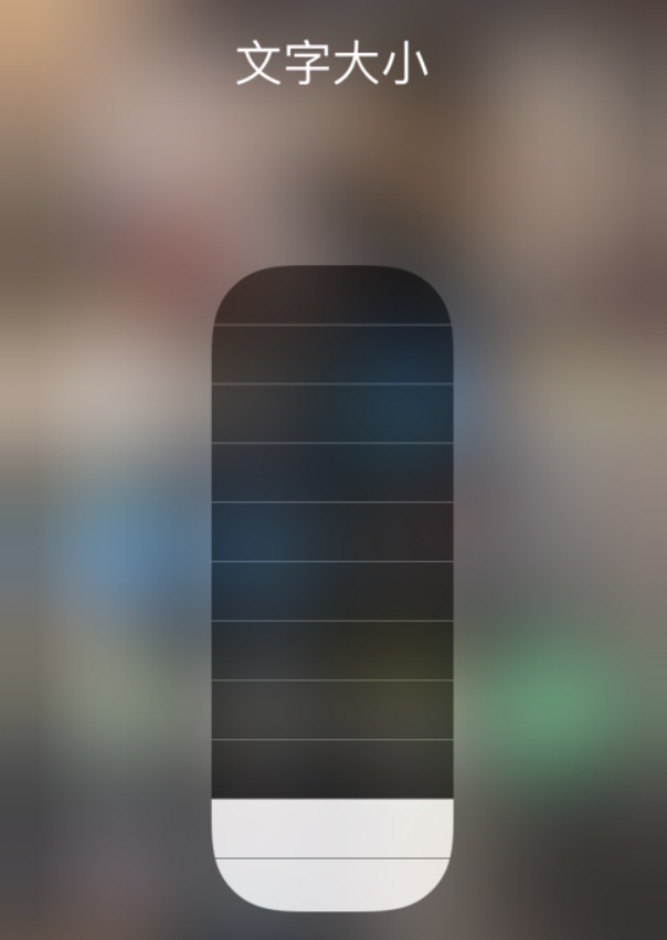 诸城苹果手机维修分享小技巧：在 iPhone 控制中心快速调节字体大小 